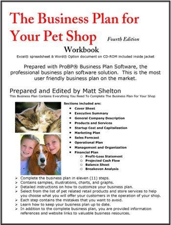 business plan of pet shop