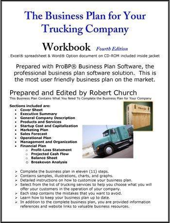 business plan sample for trucking company