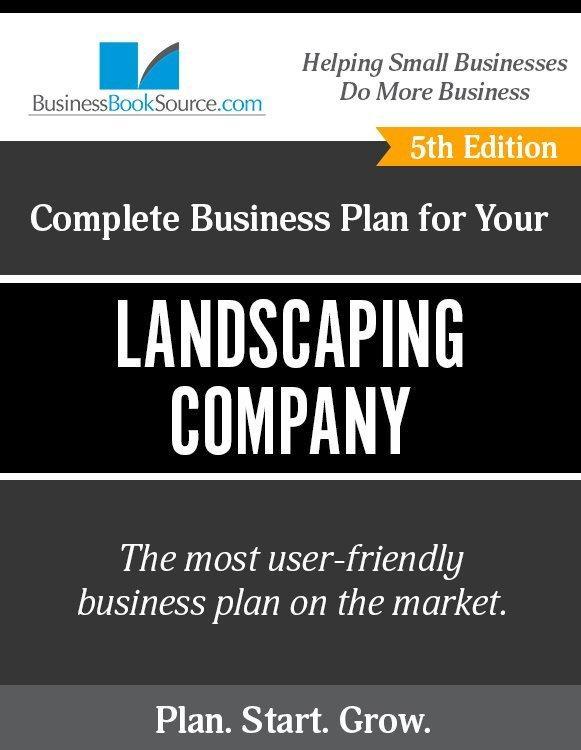 business plan for landscaping company